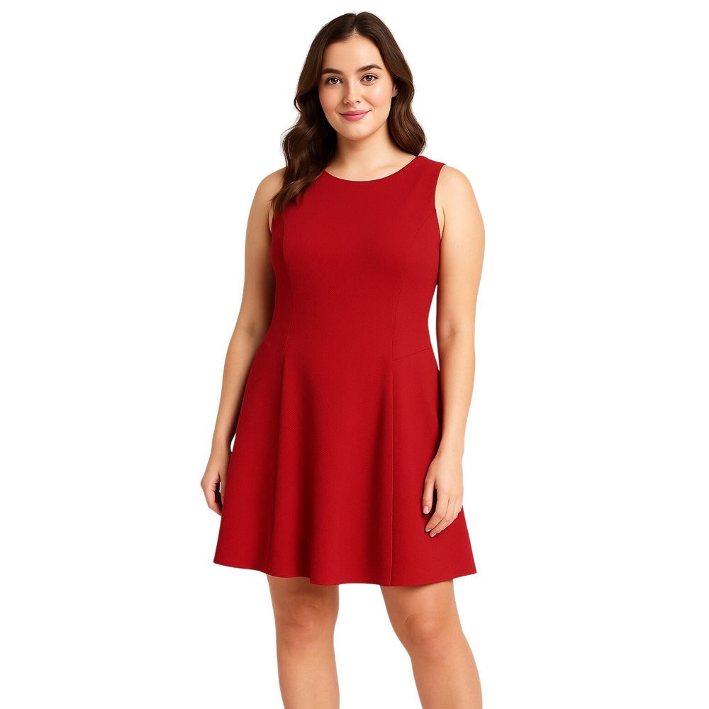 Ronni Nicole Coral Dress Women's‎ Size 8 Sleeveless Career Structured